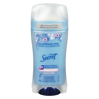 Secret Désodorisant parfum fleur de cerisier 68 g, 11,75 $/100g