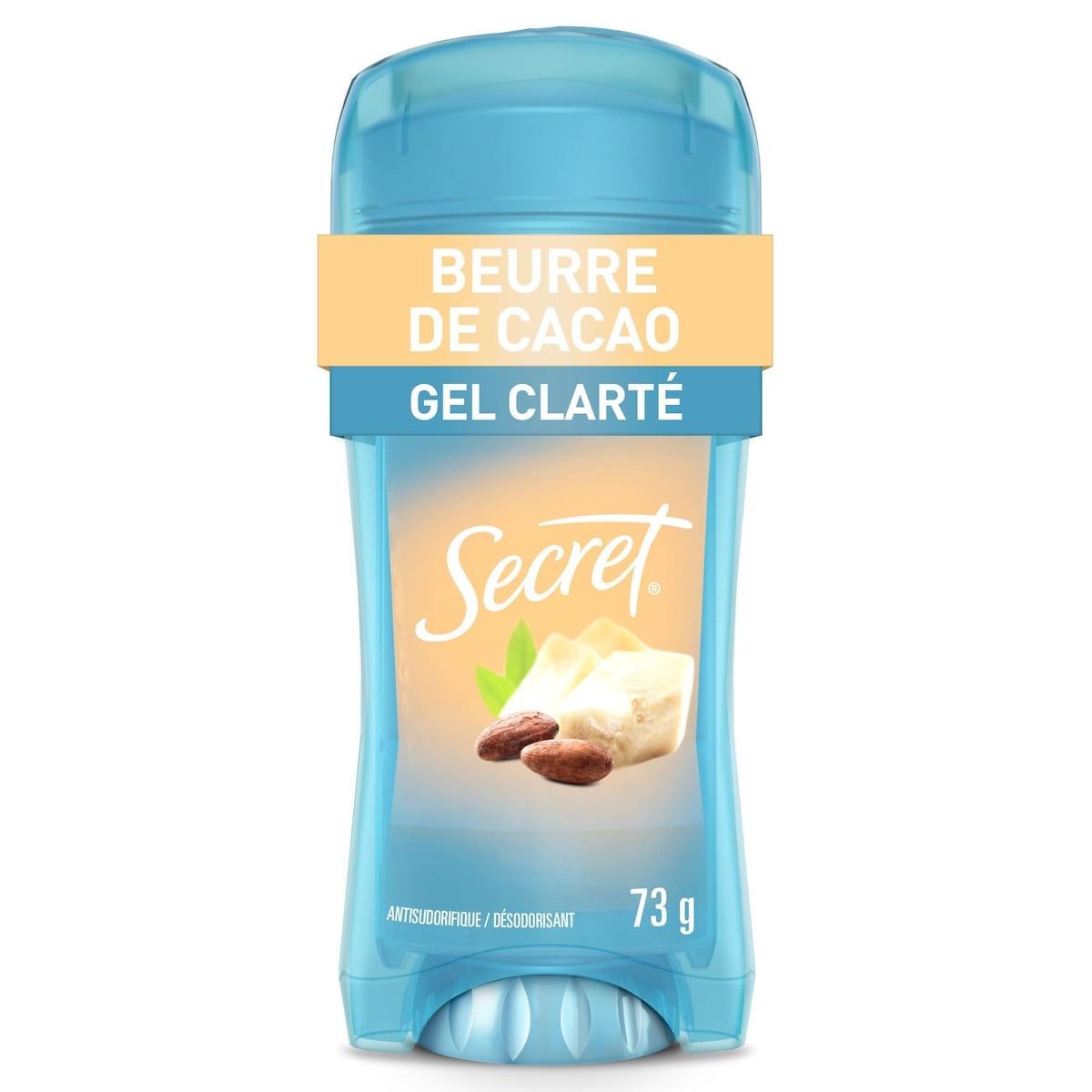 Secret Antisudorifique et désodorisant gel clarté beurre de cacao 73 g, 14,74 $/100g