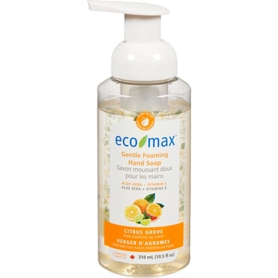 Eco-Max Verger D'Agrumes Savon Moussant Doux Pour Les Mains 310 ml, 1,61 $/100ml