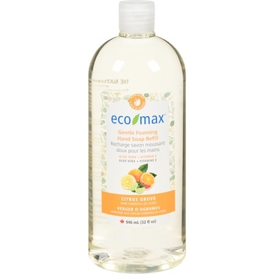 Eco-Max Citrus Grove Gentle Foaming Hand Soap Refill 946 ml, $1.27/100ml