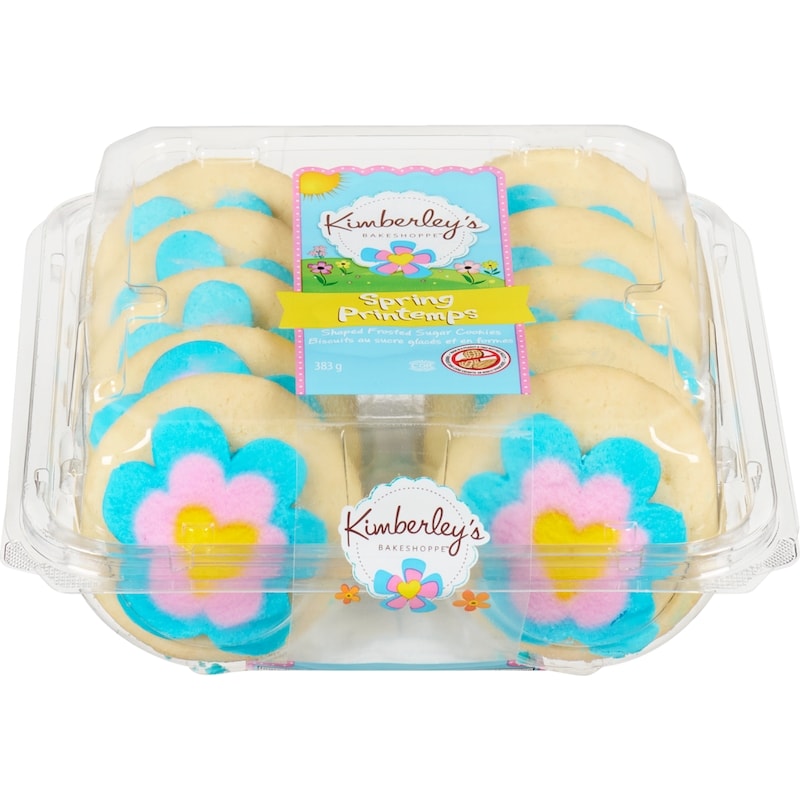 Shaped Frosted Sugar Cookies Spring