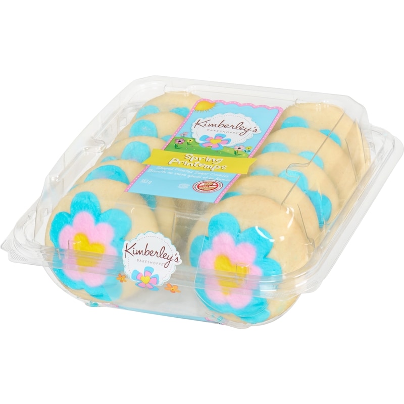 Shaped Frosted Sugar Cookies Spring