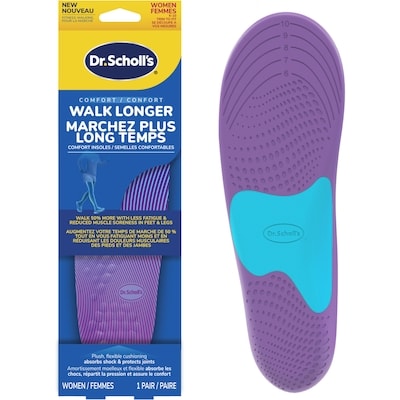 Dr. Scholl’s Semelles pour la marche femmes 6-11 1 ea, 18,69 $/1ch