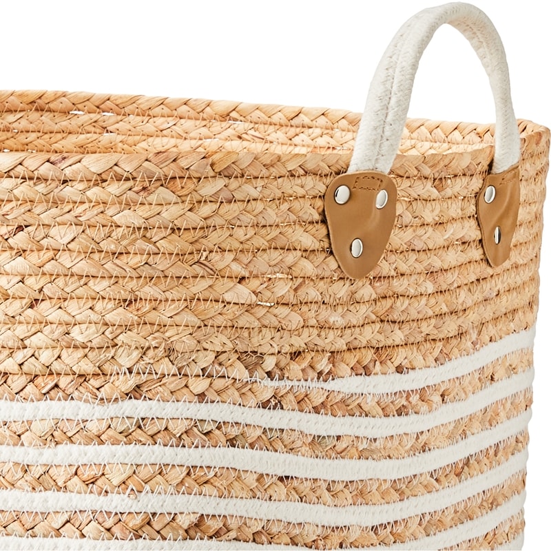 Large Stripe Storage Basket