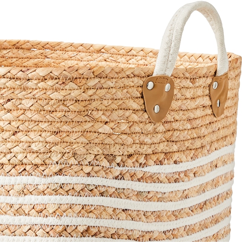 Large Stripe Storage Basket