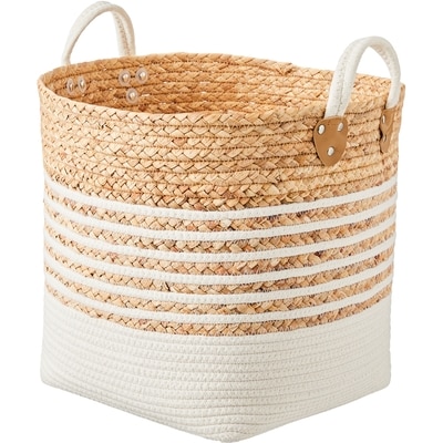 Life at Home Medium Stripe Storage Basket 1 ea, $20.00/1ea
