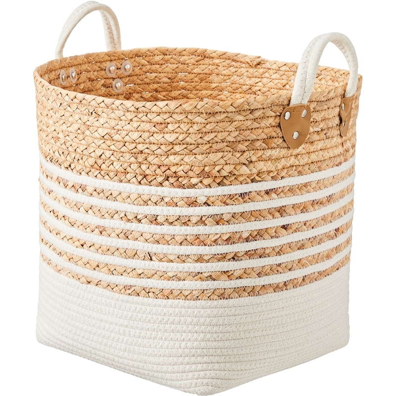 Medium Stripe Storage Basket