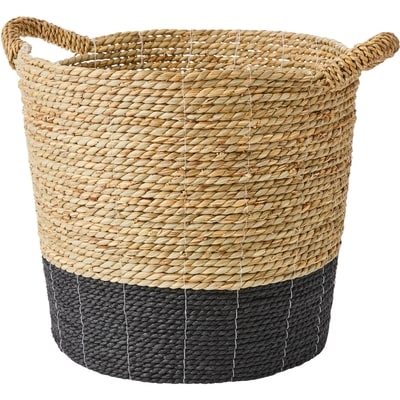 Life at Home Panier de rangement à base noire, moyen 1 ea, 25,00 $/1ch