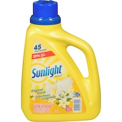 Sunlight Détergent à lessive liquide, Original Fresh 1.84 l, 0,60 $/100ml
