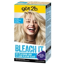 Bleach It Permanent Hair Colour, 00A Ultra Platinum, 1 application