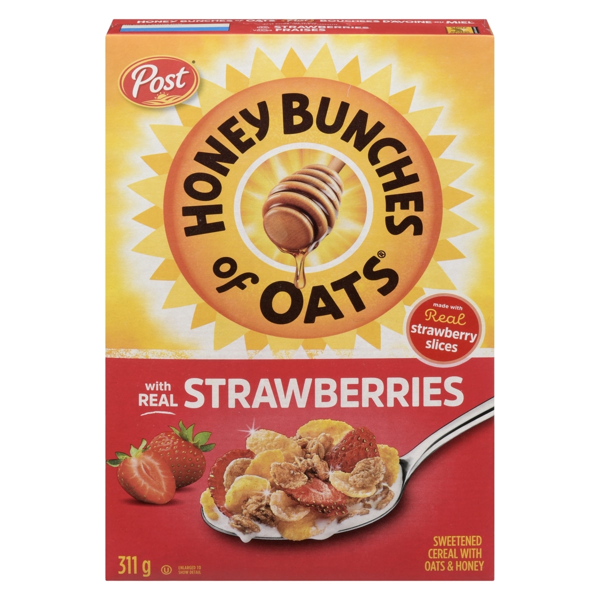 Post Strawberry Cereals 311 g, $1.77/100g