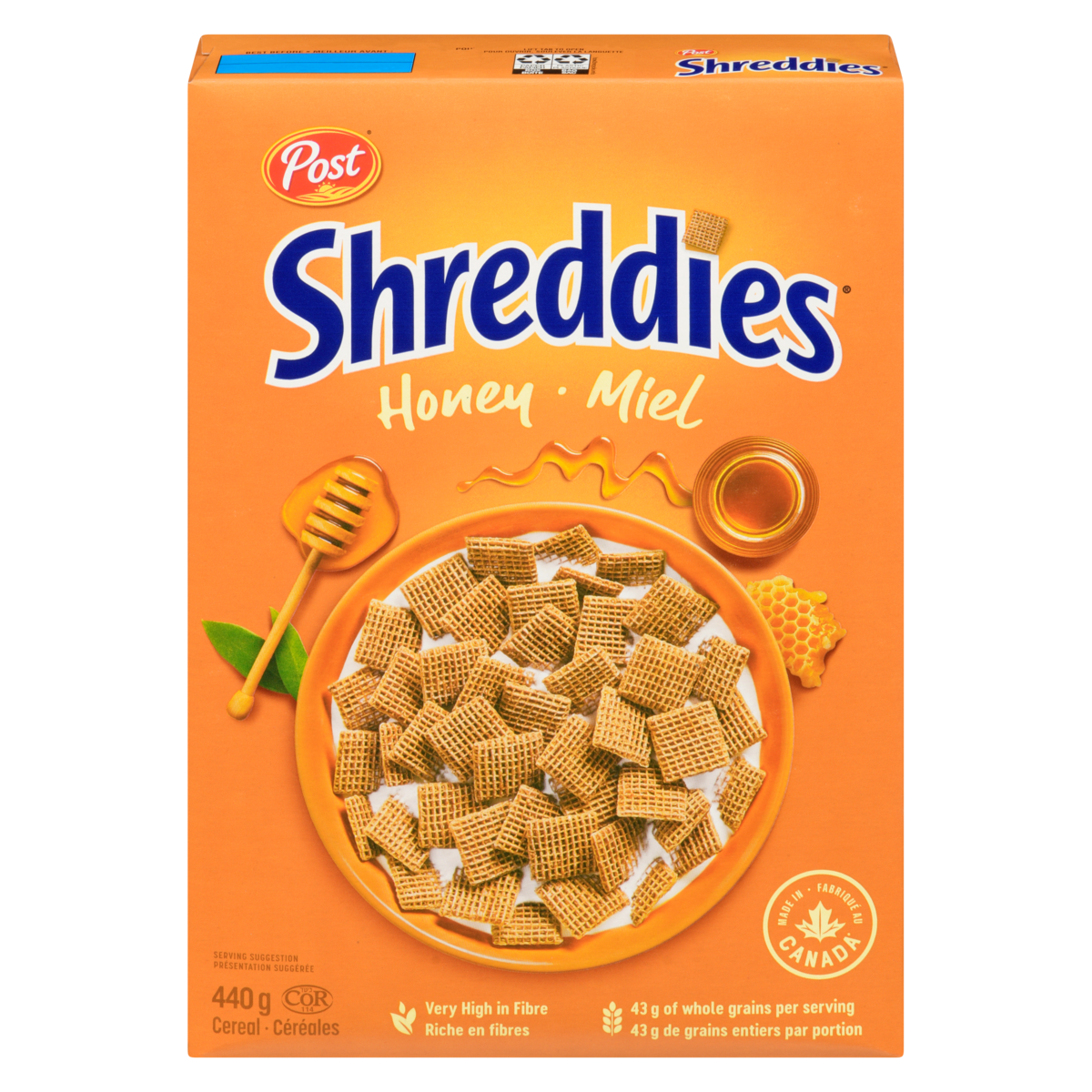 Post Shreddies Cereal, Honey