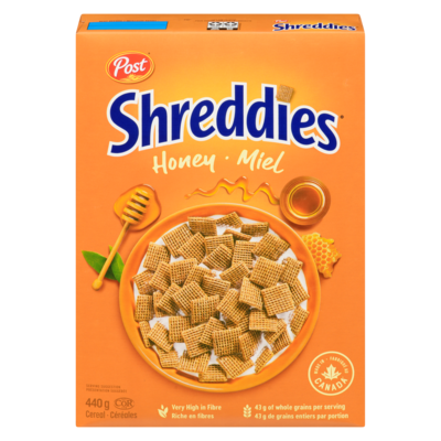 Post Miel Céréales 440 g, 1,25 $/100g
