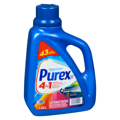 4 in 1 + advanced stain fighter détergent concentré 43 brassées