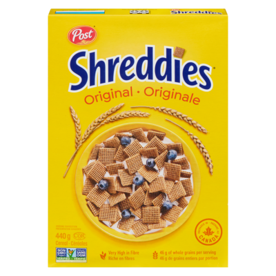 Post Shreddies Original Cereals 440 g, $1.25/100g