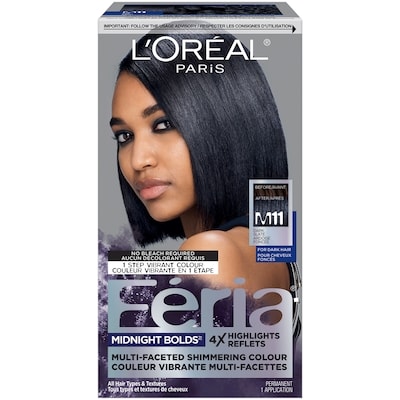 L'Oreal Paris M11 Twilight Haze Dark Black Hair Dye, Permanent Hair Color for Women 1 ea, $15.99/1ea