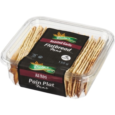 Pain plat minis ail rôti