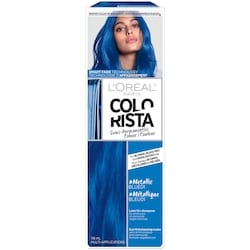 01 Metallic Blue Hair Dye, For Blonde Bleached and Highlighted Hair