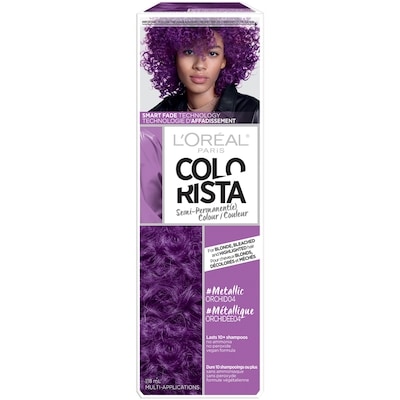 L'Oreal Paris 04 Metallic Orchid Purple Hair Dye, For Blonde Bleached and Highlighted Hair 1 ea, $15.00/1ea