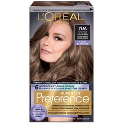 7UA Ultra Ash Dark Blonde Hair Dye, Permanent Hair Color for Women