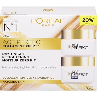 L'Oreal Paris Age Perfect Collagen Day & Night Moisturizer Set 1 ea, $44.99/1ea