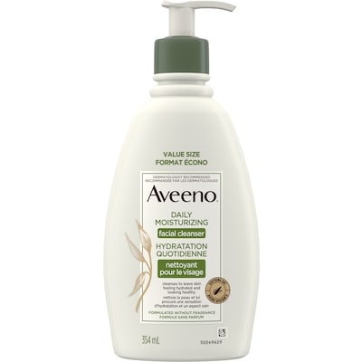 Aveeno Nettoyant pour le visage Hydratation quotidienne 354 ml, 4,23 $/100ml