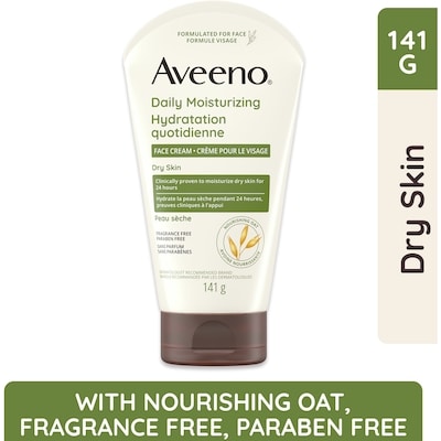 Aveeno Daily Moisturizing Face Cream 141 g, $10.21/100g