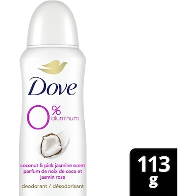Dove Aluminum Free Deodorant Spray with Coconut & Pink Jasmine 113 g, $9.28/100g