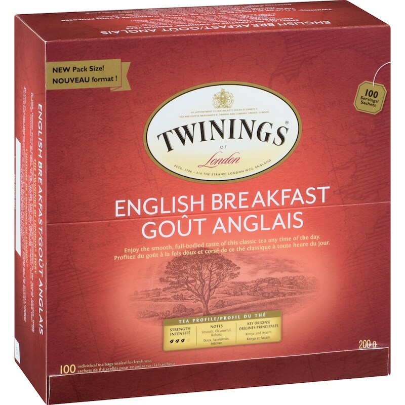 Individual Tea Bags Sealed For Freshness English Breakfast