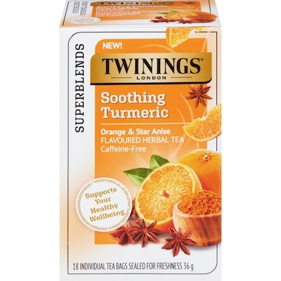 Twinings Superblends Flavoured Herbal Tea Orange & Star Anise 18 ea, $0.42/1ea