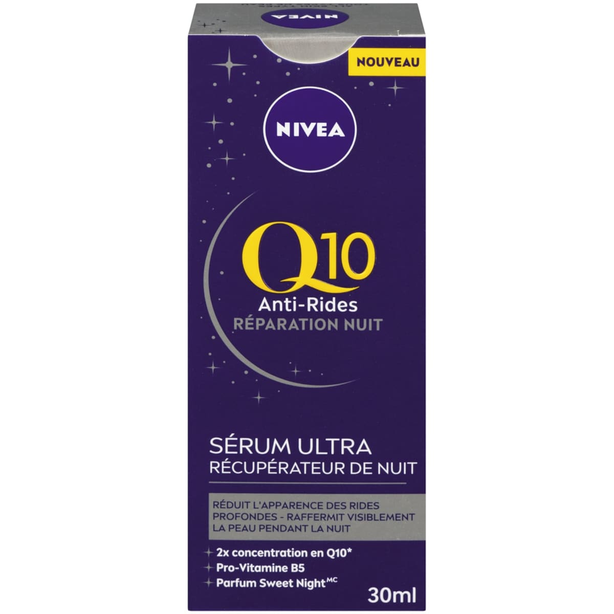 Nivea Q10 anti-rides réparation nuit sérum ultra récupérateur de nuit 30 ml, 83,30 $/100ml