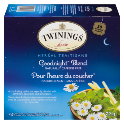 Twinings Tisane pour l'heure du coucher 50 ea, 0,22 $/1ch