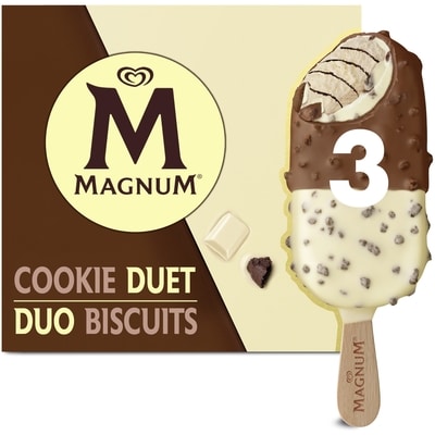 Magnum Cookie Duet Ice Cream Bar 3x85.0 ml, $2.74/100ml