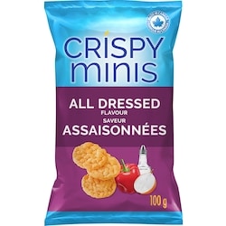 Crispy Minis All Dressed Flavour Brown Rice Chips