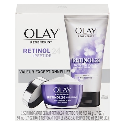 Olay Hydratant de nuit Regenerist avec rétinol et peptide 1 ea, 39,09 $/1ch