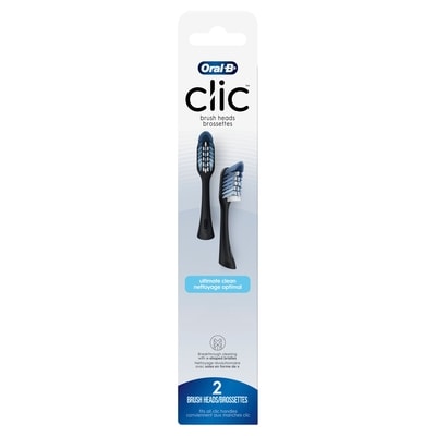 Oral B Clic Brush Heads Ultimate Clean, 2 Brush Heads 2 ea, $7.50/1ea