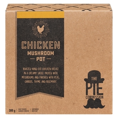 The Pie Commission Tarte Aux Champignons Et Au Poulet 300 g, 3,67 $/100g