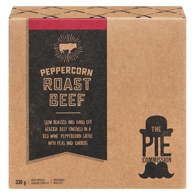 The Pie Commission Tourte Au Rosbif Au Poivre 330 g, 3,33 $/100g