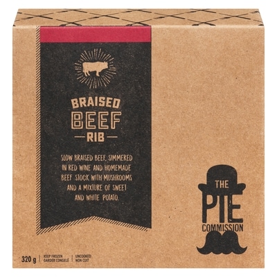 The Pie Commission Braised Beef Rib Pie 320 g, $3.44/100g