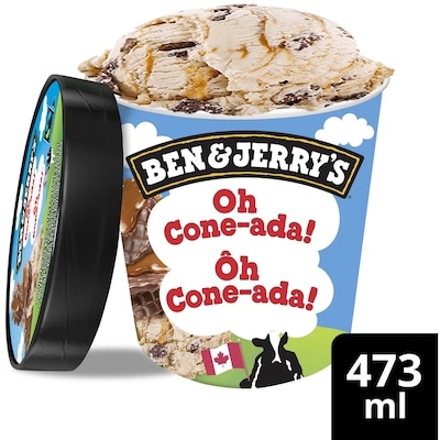 Ben & Jerry's Ice Cream Oh Cone-ada! Non-GMO  473 ml, $1.48/100ml