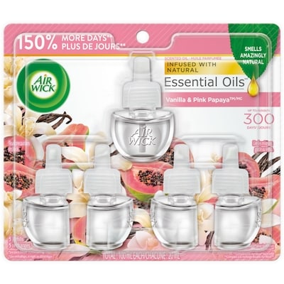 Air Wick HUILES PARFUMÉE Recharge - Vanilla & Pink Papaya MC 5 ea, 3,20 $/1ch