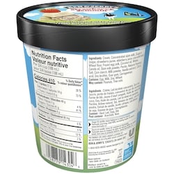 Ben & Jerry's Ice Cream with Fairtrade Ingredients Strawberry