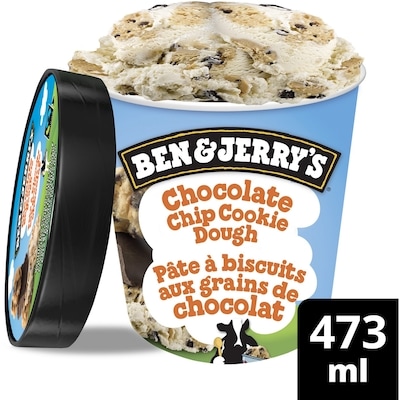 Ben & Jerry's Chocolate Chip Cookie Dough Ice Cream  473 ml, $1.48/100ml