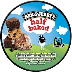 Ben & Jerry's Ice Cream with Fairtrade Ingredients Half Baked® Non