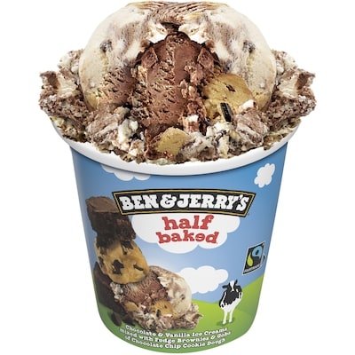 Ice Cream with Fairtrade Ingredients Half Baked® Non-Gmo
