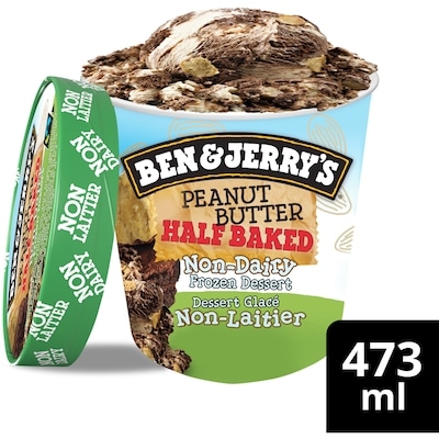 Ben & Jerry's Non-Dairy Peanut Butter Half Baked® Frozen Dessert 473 ml, $1.48/100ml