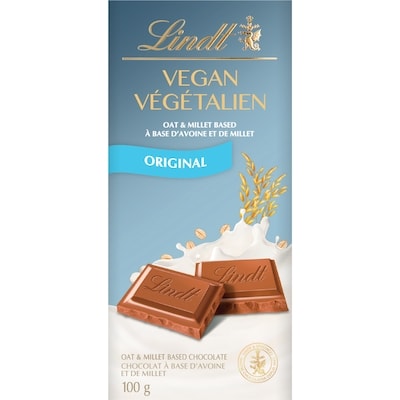 Lindt Barre Chocolat végétalien original 100 g, 8,49 $/100g