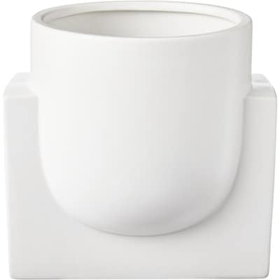 Life at Home Large Squared White Plant Holder 1 ea, $20.00/1ea