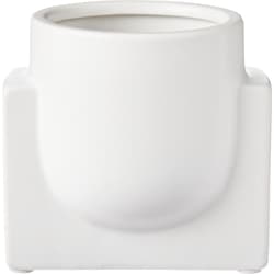 Life at Home Small Squared White Plant Holder 1 ea, $5.94/1ea