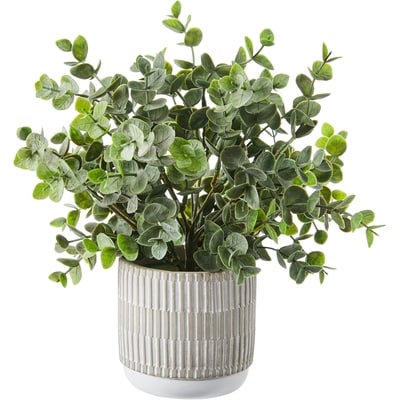 Life at Home Potted Faux Eucalyptus 1 ea, $10.00/1ea